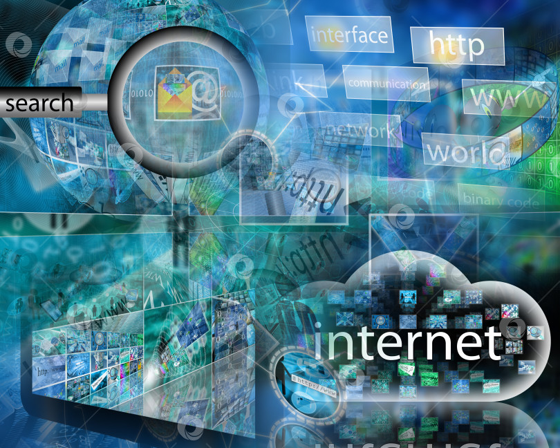 Скачать компьютерная абстракция фотосток Ozero