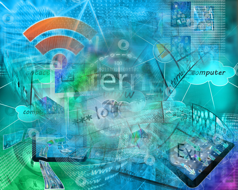 Скачать компьютерная абстракция фотосток Ozero