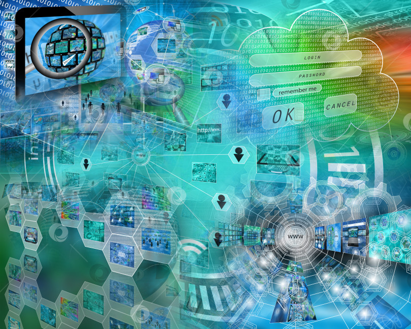 Скачать мир Интернета фотосток Ozero