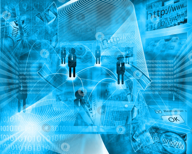 Скачать компьютерная абстракция фотосток Ozero