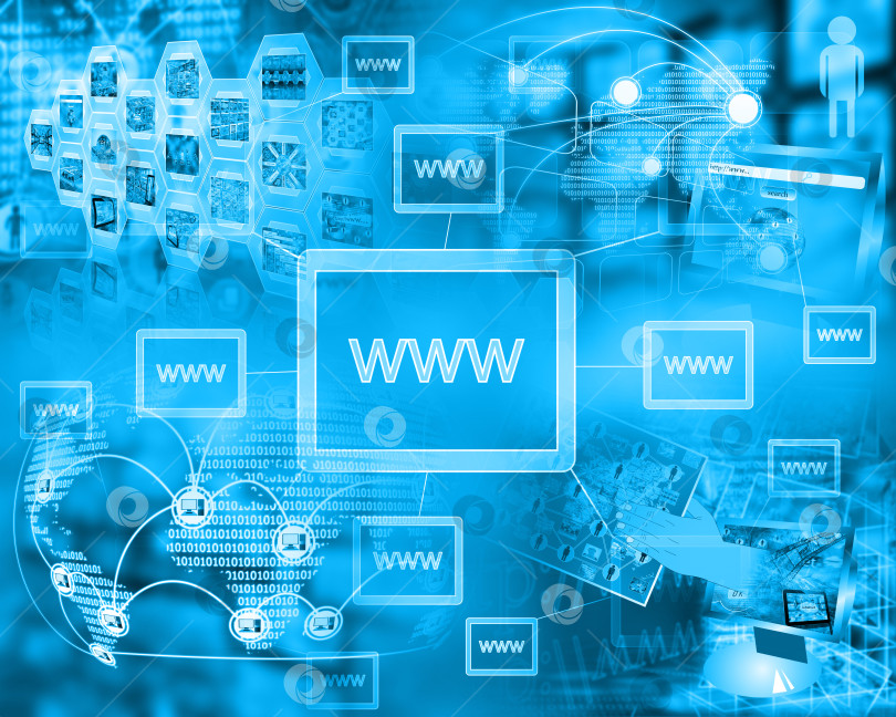 Скачать мир Интернета фотосток Ozero