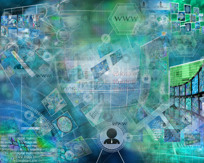 Скачать компьютерная абстракция фотосток Ozero