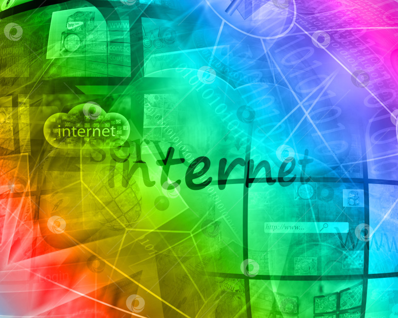 Скачать компьютерная абстракция фотосток Ozero