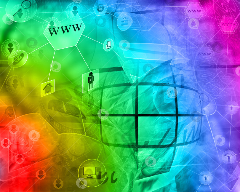 Скачать компьютерная абстракция фотосток Ozero