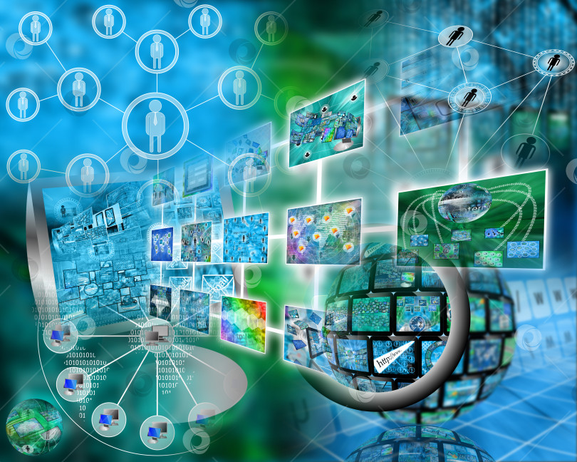 Скачать мир Интернета фотосток Ozero