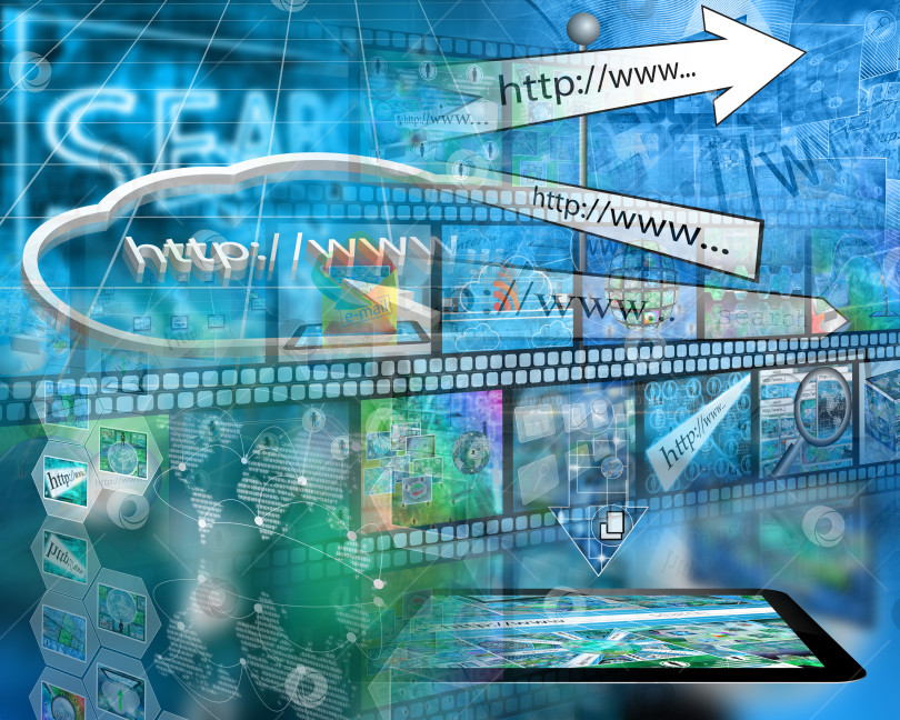 Скачать мир Интернета фотосток Ozero