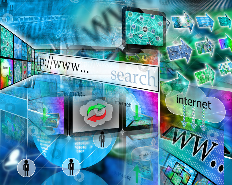 Скачать мир Интернета фотосток Ozero