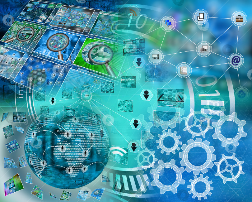 Скачать мир Интернета фотосток Ozero