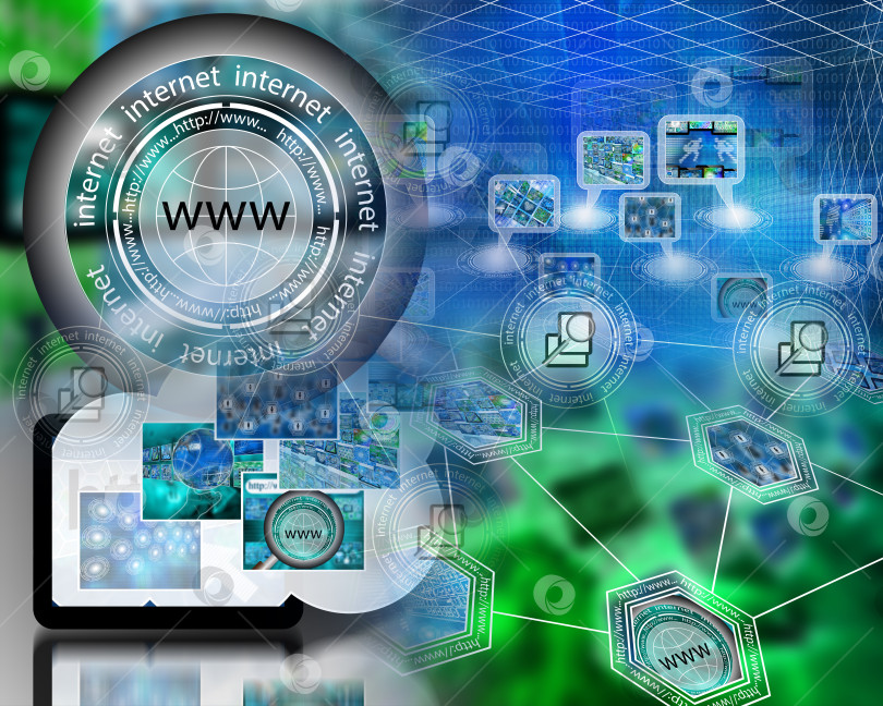 Скачать мир Интернета фотосток Ozero