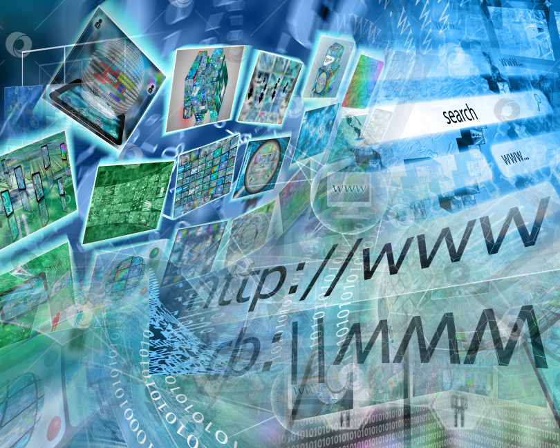 Скачать компьютерная абстракция фотосток Ozero