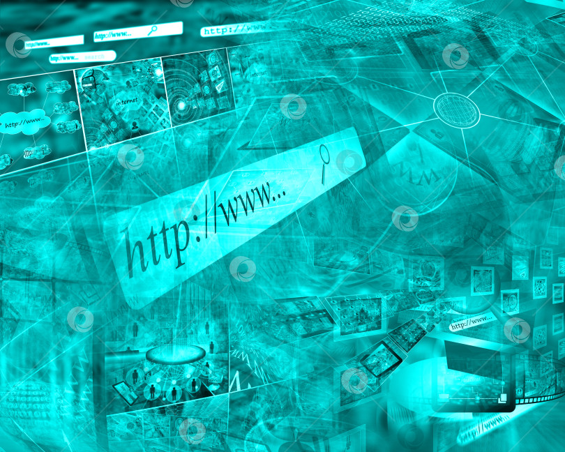 Скачать компьютерная абстракция фотосток Ozero