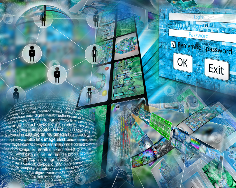 Скачать компьютерная абстракция фотосток Ozero