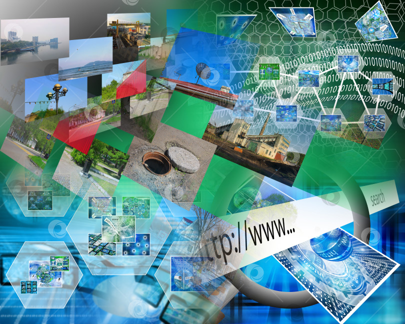 Скачать мир Интернета фотосток Ozero