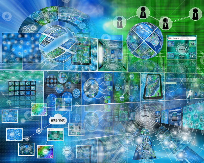 Скачать мир Интернета фотосток Ozero