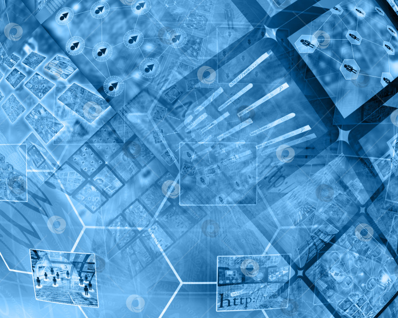 Скачать компьютерная абстракция фотосток Ozero