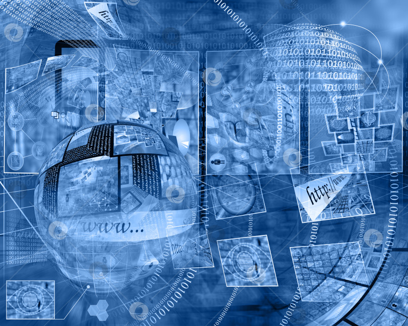 Скачать компьютерная абстракция фотосток Ozero