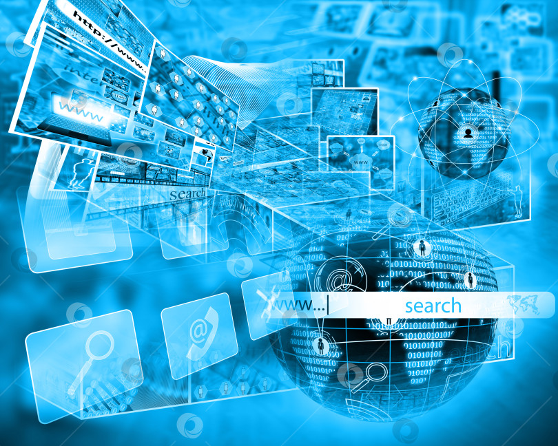 Скачать мир Интернета фотосток Ozero