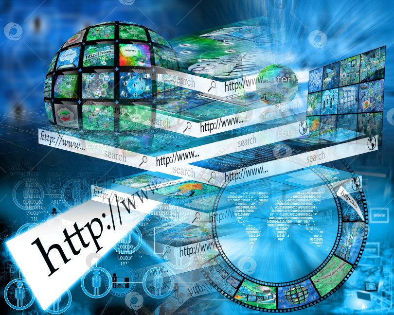 Скачать мир Интернета фотосток Ozero