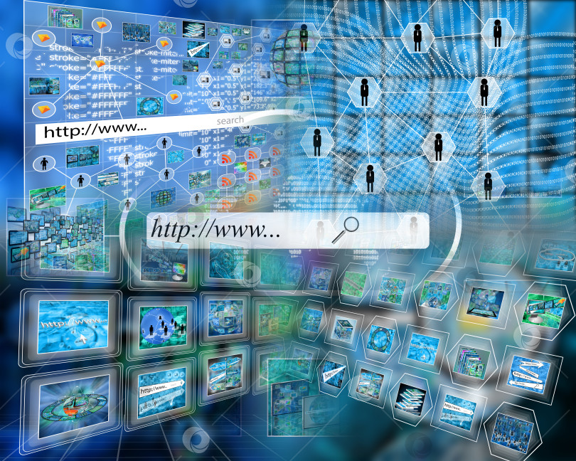 Скачать мир Интернета фотосток Ozero