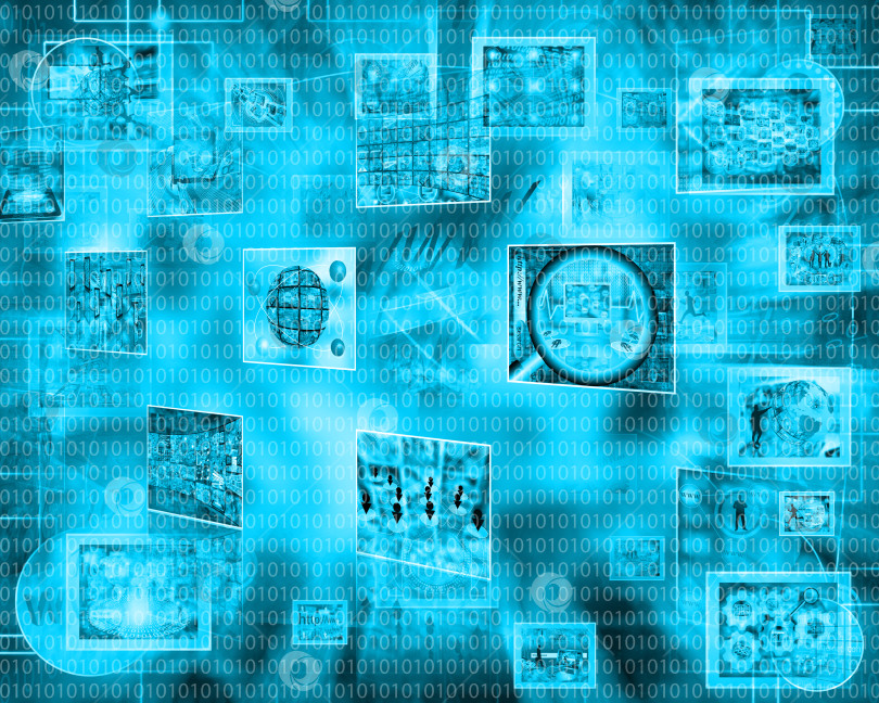 Скачать компьютерная абстракция фотосток Ozero