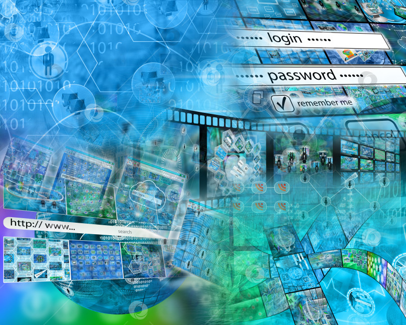 Скачать мир Интернета фотосток Ozero