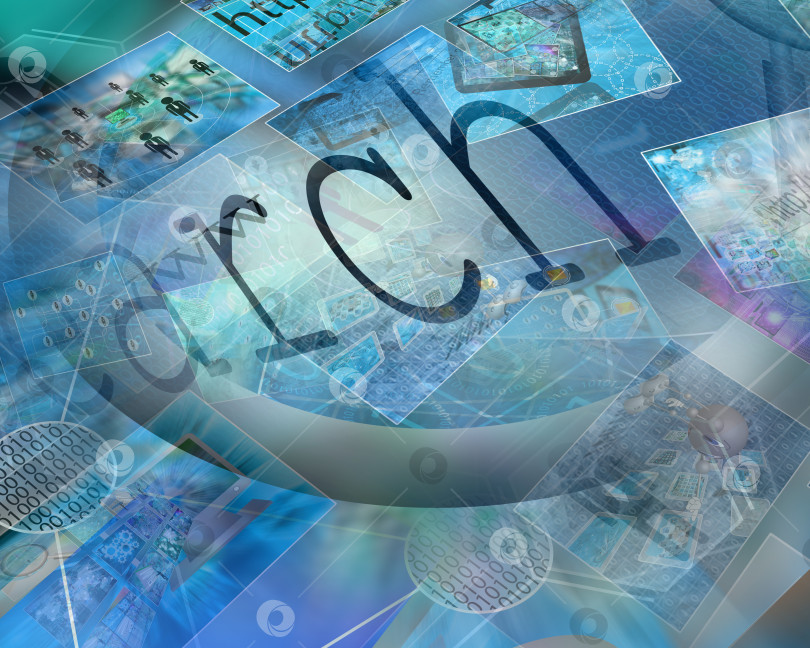 Скачать компьютерная абстракция фотосток Ozero