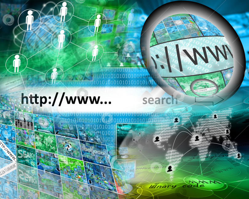 Скачать мир Интернета фотосток Ozero