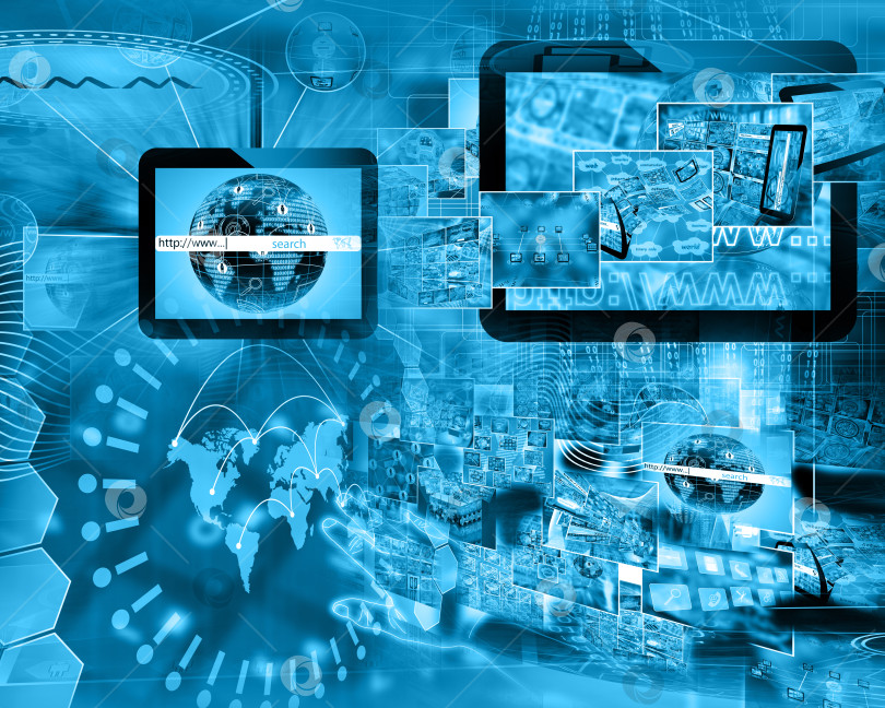 Скачать мир Интернета фотосток Ozero