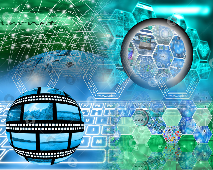 Скачать мир Интернета фотосток Ozero