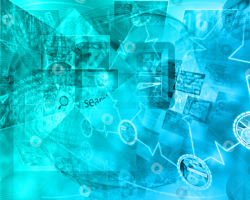 Скачать компьютерная абстракция фотосток Ozero