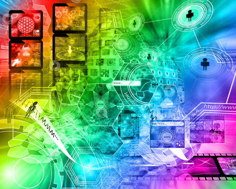 Скачать мир Интернета фотосток Ozero