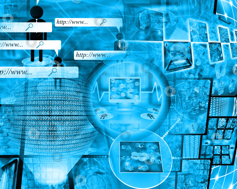 Скачать компьютерная абстракция фотосток Ozero