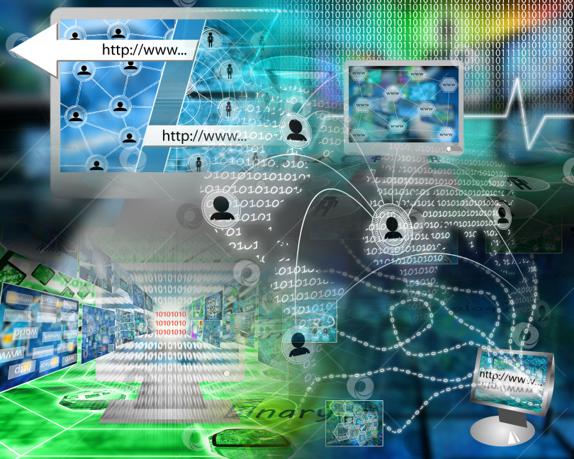 Скачать мир Интернета фотосток Ozero