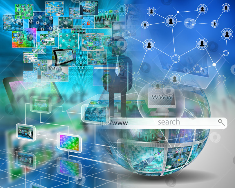 Скачать мир Интернета фотосток Ozero