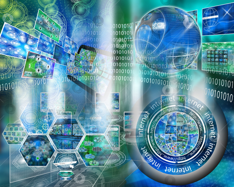 Скачать мир Интернета фотосток Ozero