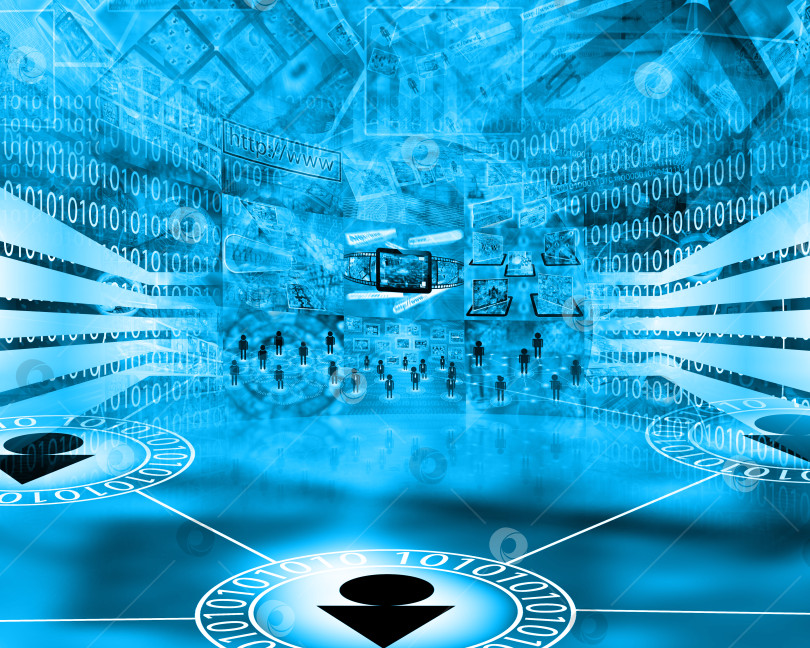 Скачать абстрактный компьютер фотосток Ozero