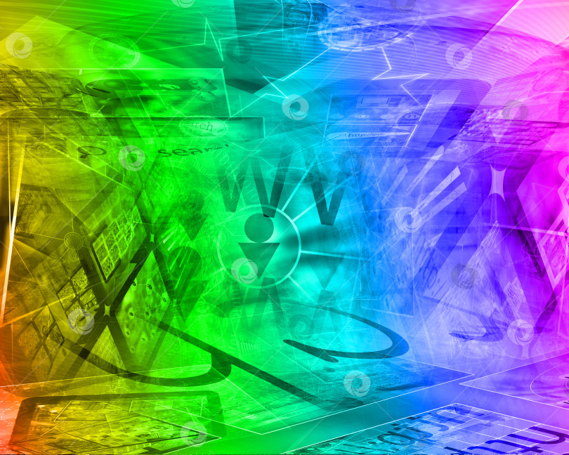 Скачать компьютерная абстракция фотосток Ozero