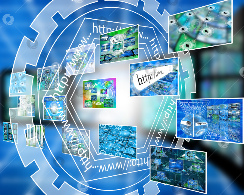 Скачать мир Интернета фотосток Ozero