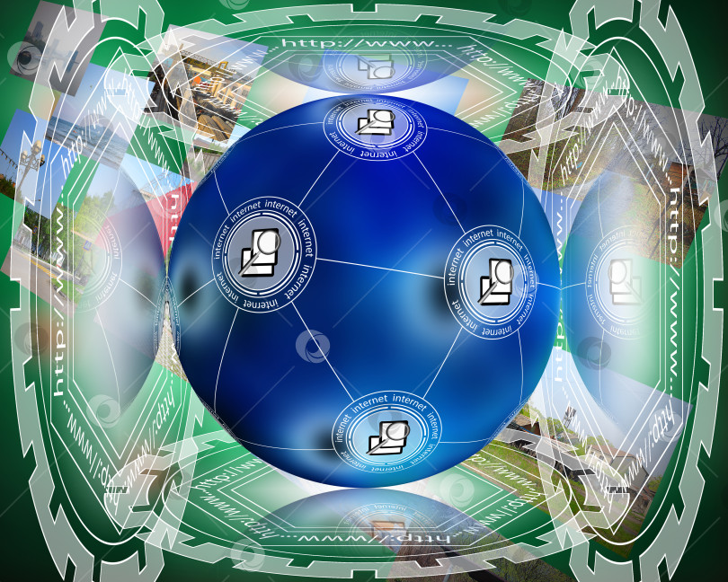 Скачать мир Интернета фотосток Ozero