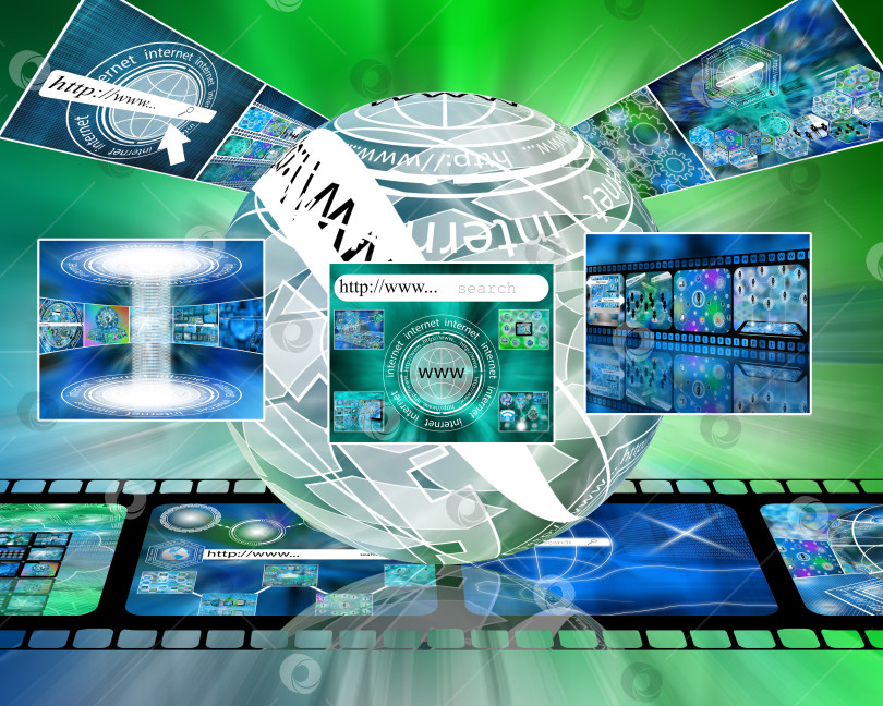 Скачать мир Интернета фотосток Ozero