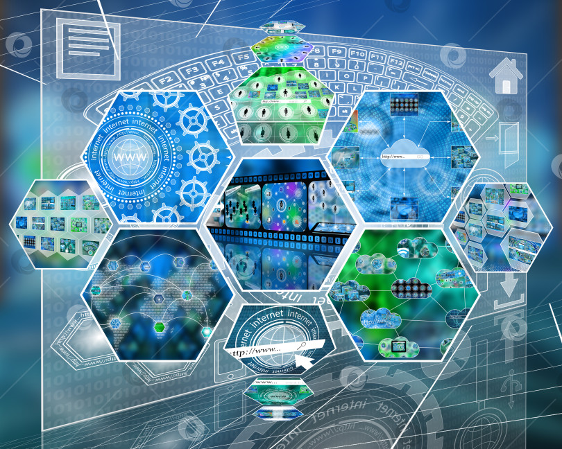 Скачать мир Интернета фотосток Ozero