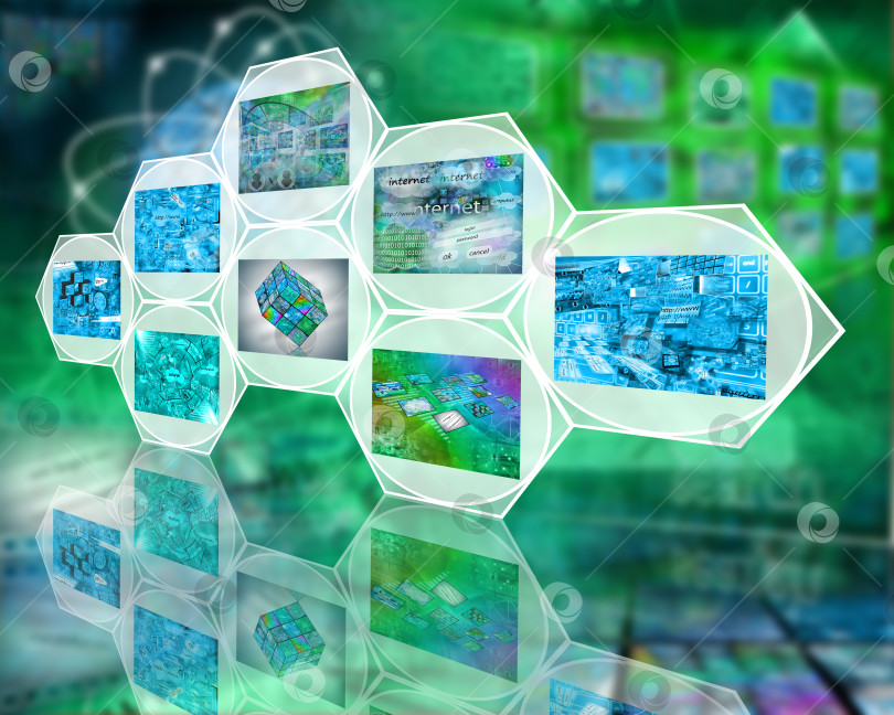 Скачать интерфейс ячейки фотосток Ozero