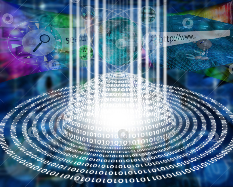 Скачать бинарная полусфера фотосток Ozero