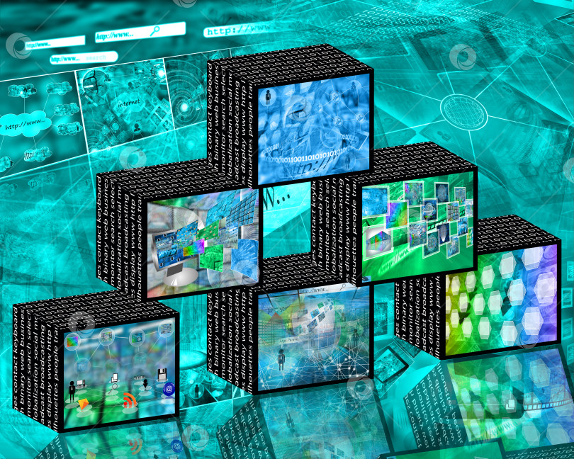 Скачать черные кубики фотосток Ozero