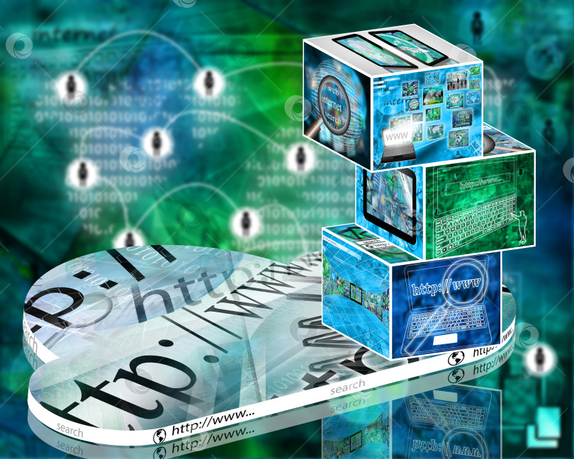 Скачать облако и кубы фотосток Ozero