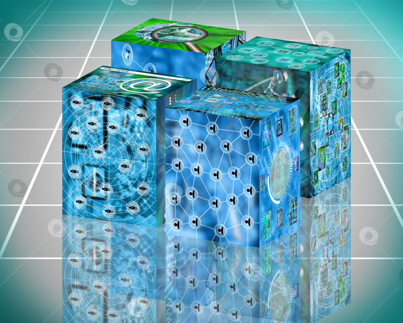 Скачать кубики фотосток Ozero