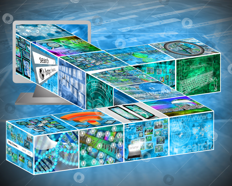 Скачать кубики фотосток Ozero