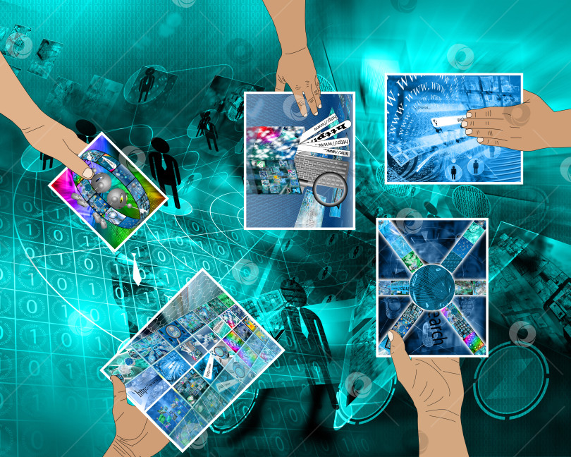 Скачать в руках Интернета фотосток Ozero