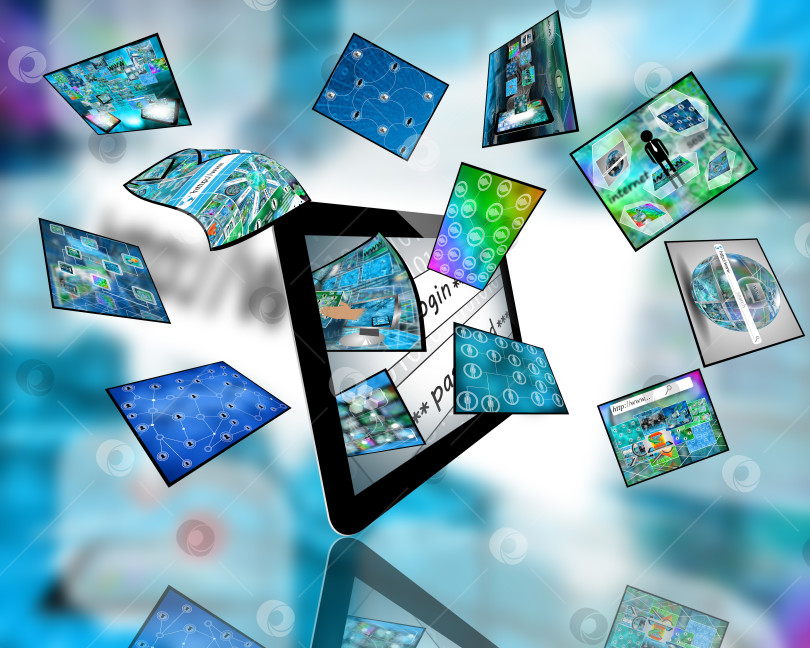 Скачать изображения в планшете фотосток Ozero