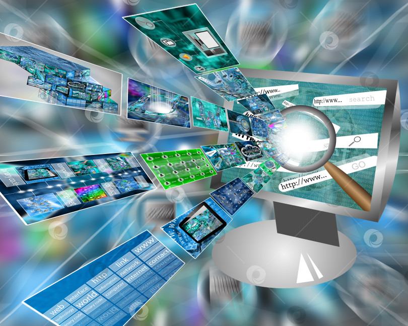 Скачать информация из Интернета фотосток Ozero